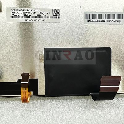 7 polegadas 800*480 LCD Display HSD070JDW7-A21 Car Screen Panel WLED LVDS GPS Navegação
