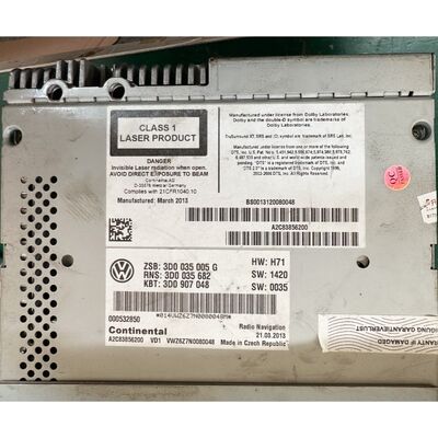 Rádio de navegação de carro para Volkswagen Phaeton RNS810 Stereo Player VW RNS 810 GPS Audio