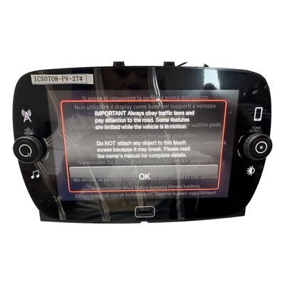 Monitor de tela de automóvel para Fiat ICS0708 312 7" A7 DAB Navigation Radio Player