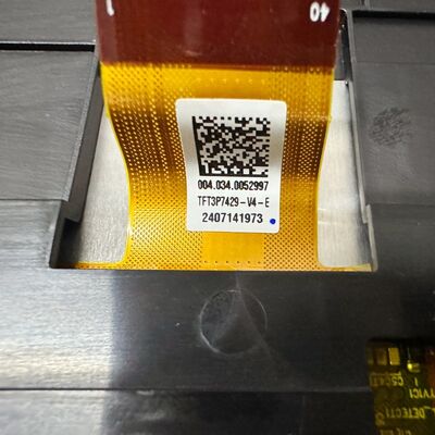 Painel de ecrã de carro de 7 polegadas para Fiat ICS0708-PV-27# TFT3P7429-V4-E Display LCD Navegação GPS