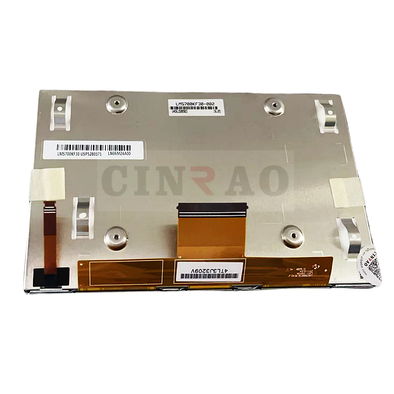 Display LCD de 7 polegadas LMS700KF30-002 Painel de tela de carro para substituição de navegação GPS
