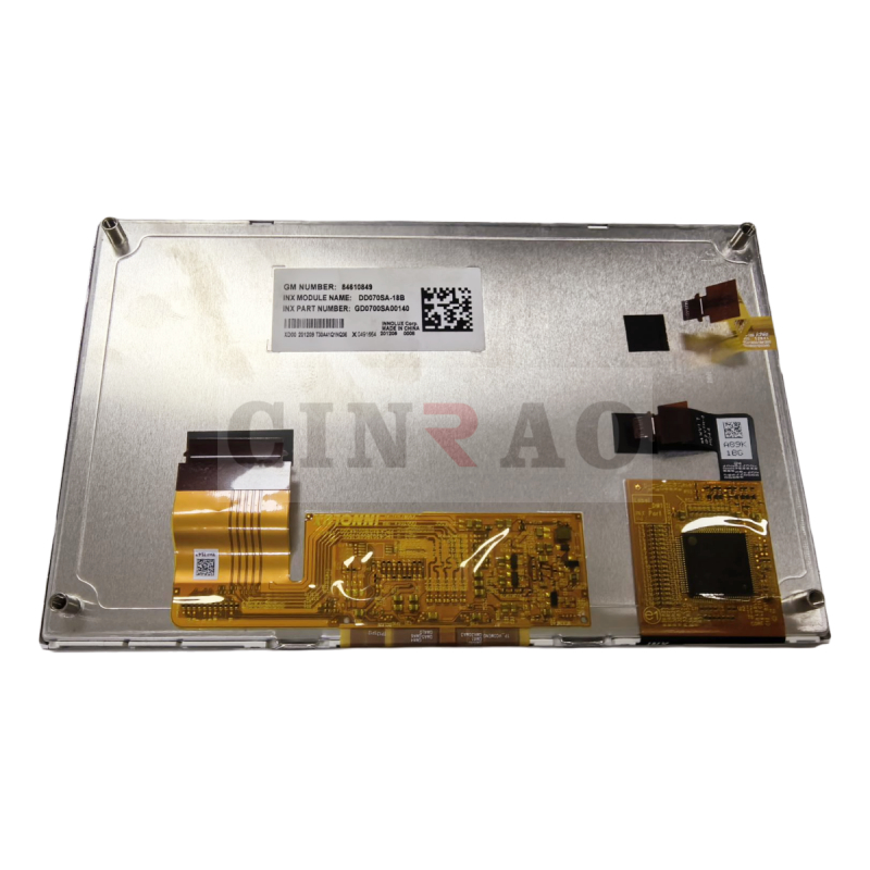 Tela de carro LCD Innolux de 7 polegadas GM 84610849 DD070SA-18B GD0700SA00140 para GPS Navigation