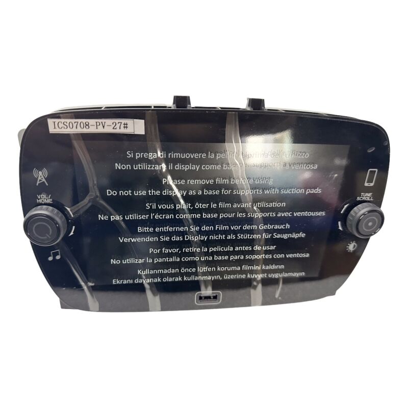 Monitor de tela de automóvel para Fiat ICS0708 312 7" A7 DAB Navigation Radio Player